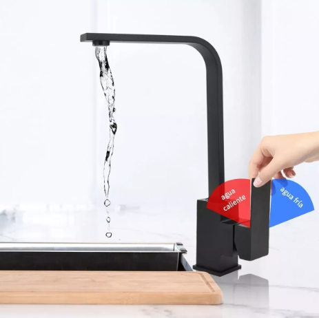 Llave Monomando Lavaplatos Vertical Notte