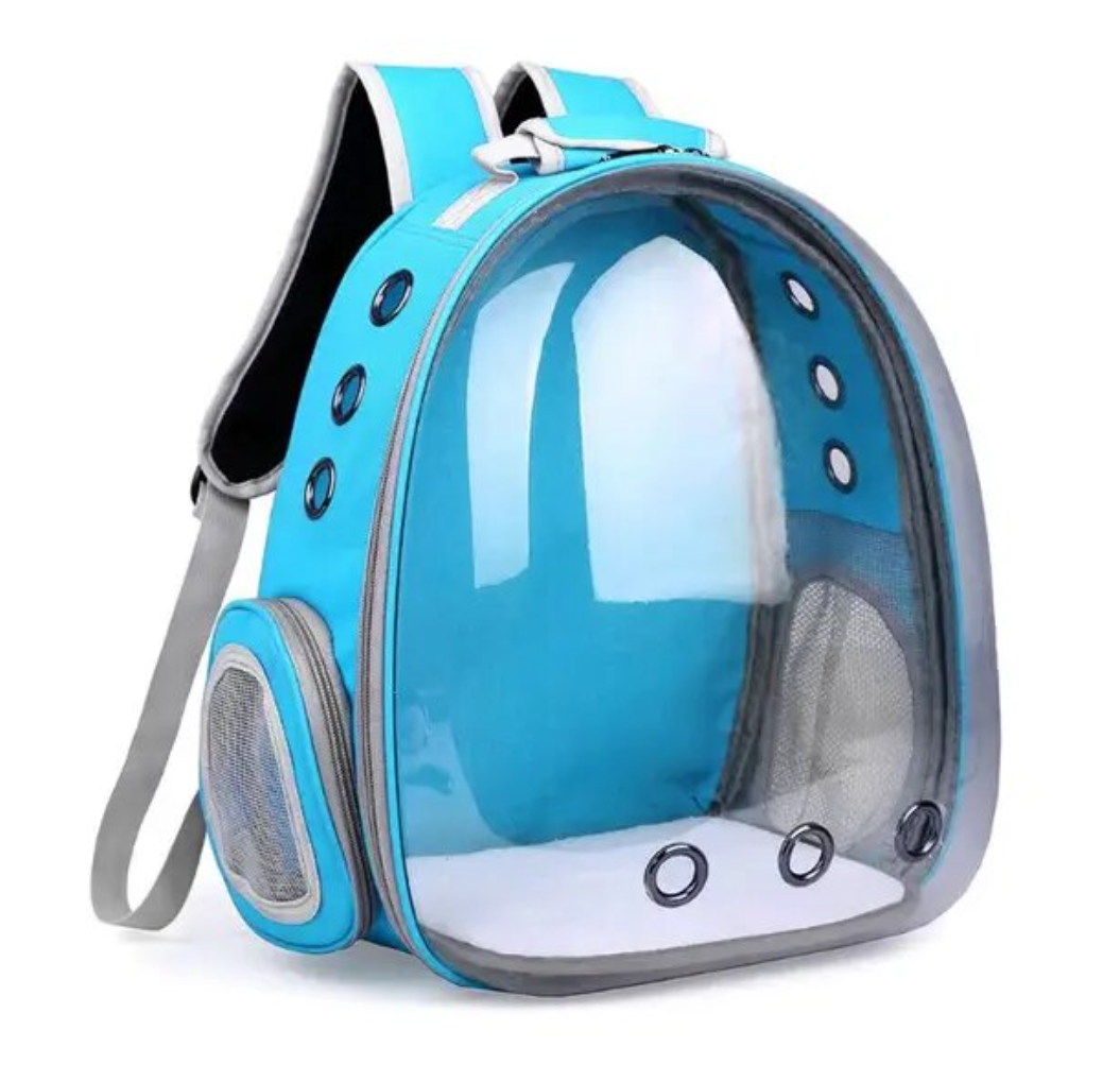 Mochila Bolso Transportes Transparente Mascotas Perros Gatos