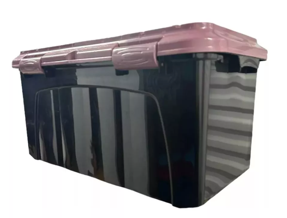 Baul Caja Almacenamiento Organizadora Megaforte 90l  Ruedas