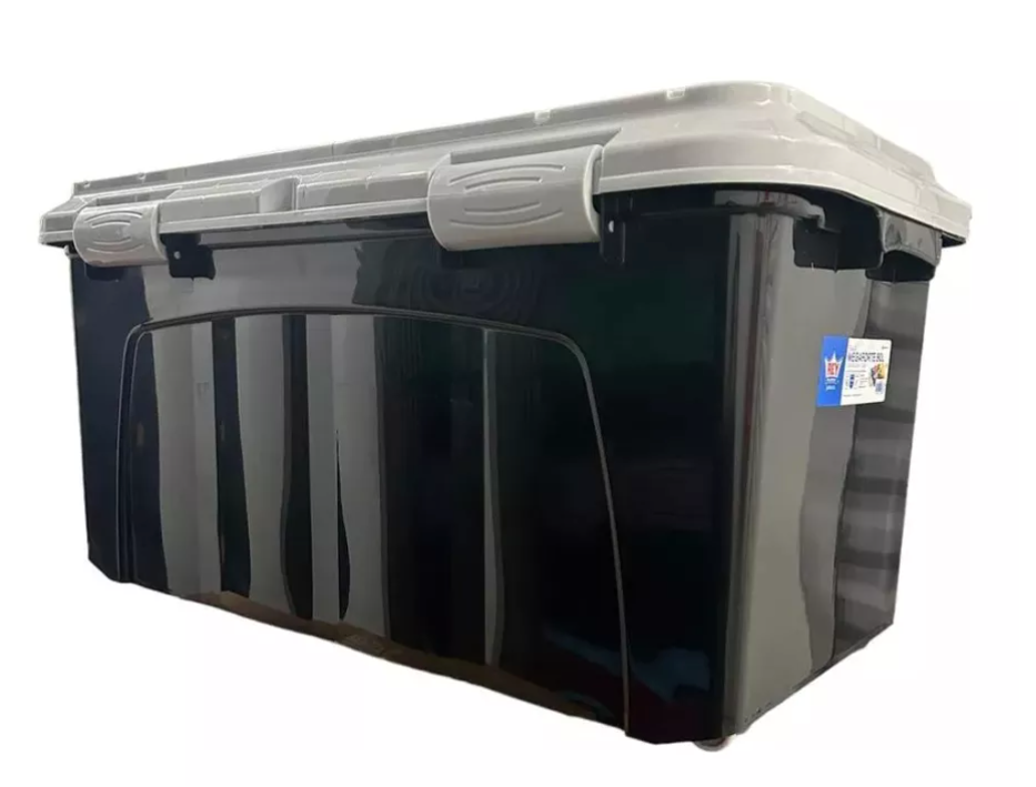 Baul Caja Almacenamiento Organizadora Megaforte 90l  Ruedas