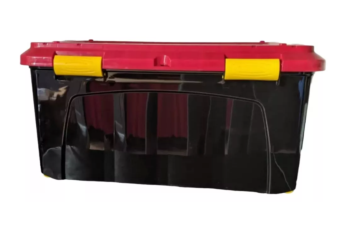 Baul Caja Almacenamiento Organizadora Megaforte 90l  Ruedas