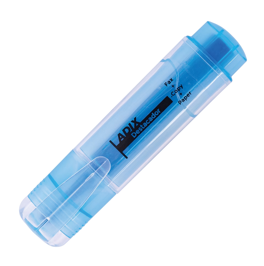 Destacador Transparente Azul - 2 Unidades