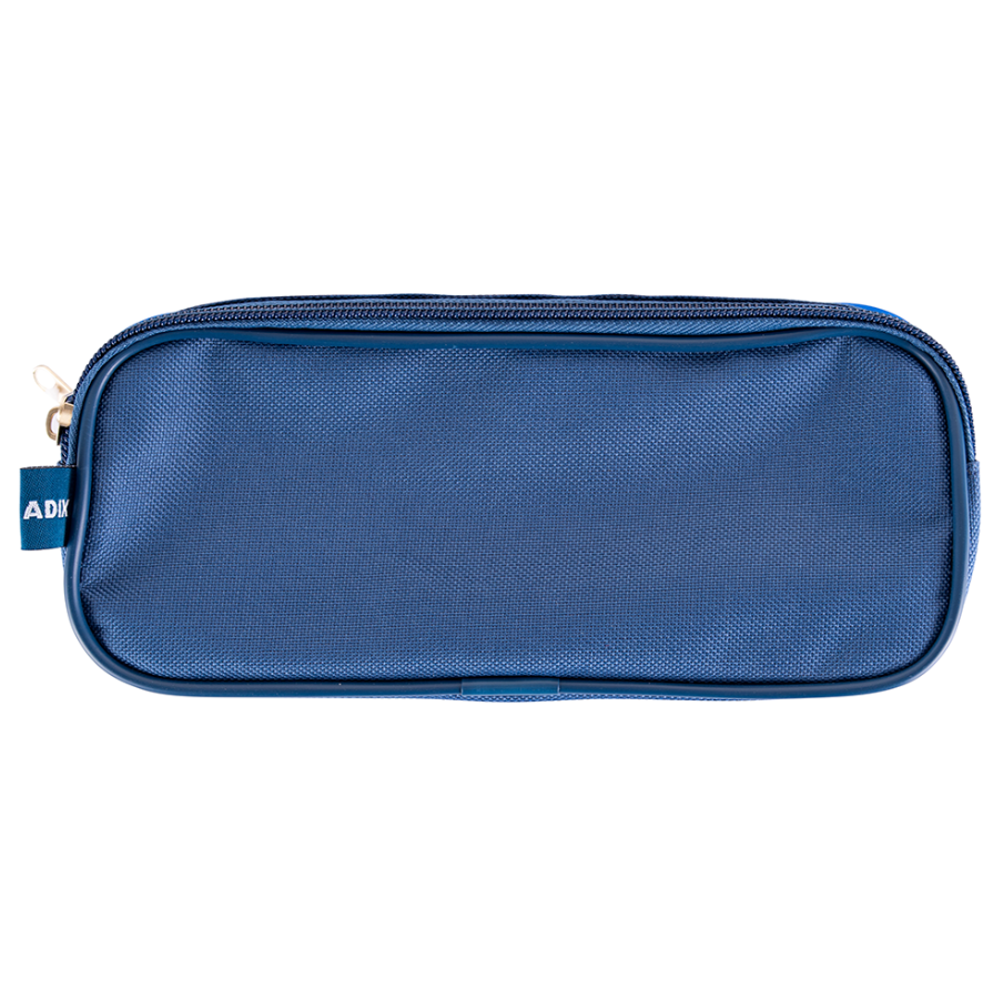 Estuche Escolar Triple Cierre Adix Color Azul