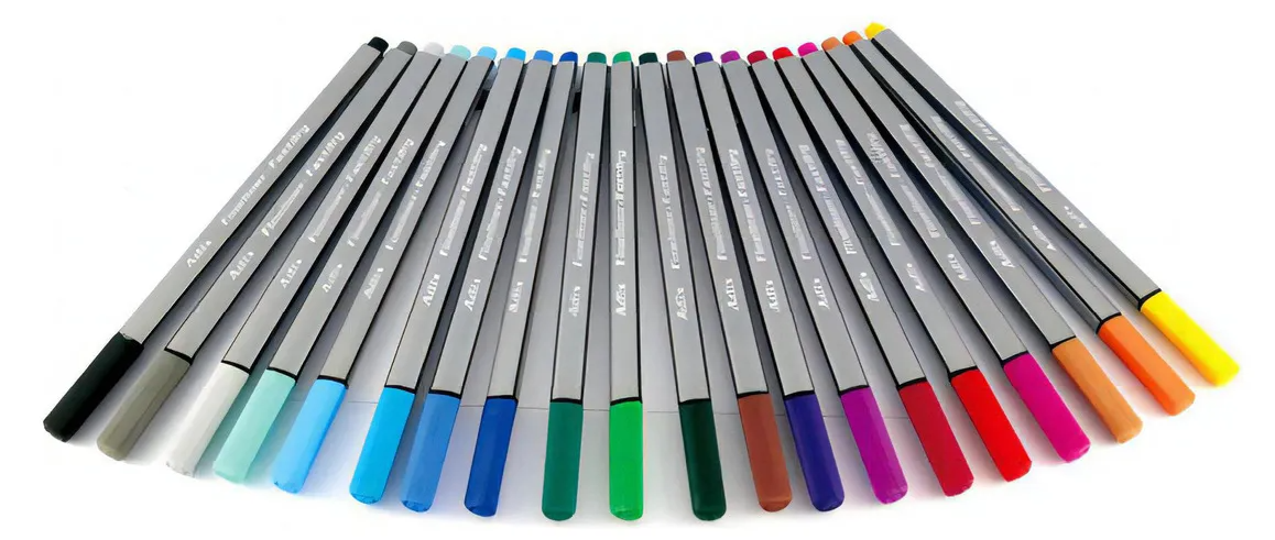 Lápices 20 Fineliner Colores Triangular