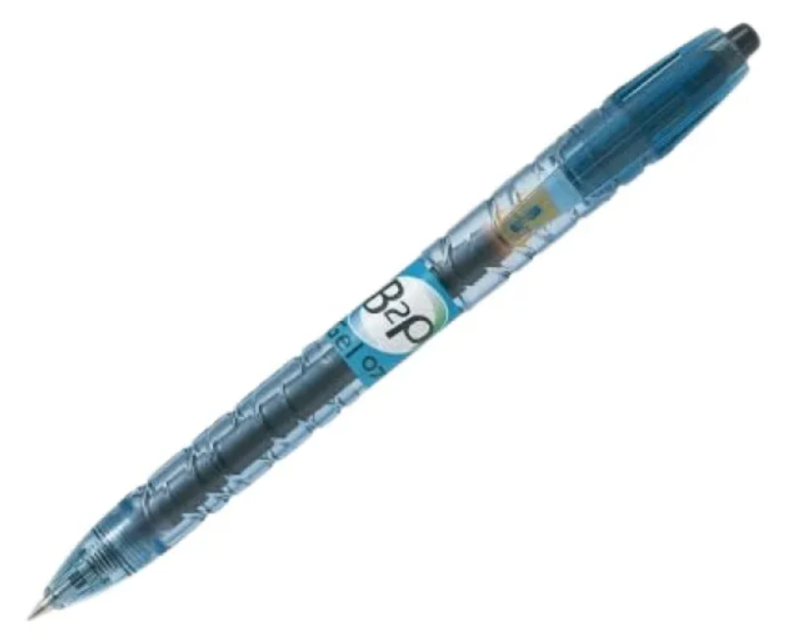 Lápiz Gel Pilot B2p Ecológico 0.7 Mm Tinta Negro Exterior Transparente