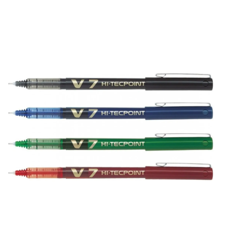 Roller Pilot Hi Tecpoint V5 V7 Japón Tinta V7 Azul