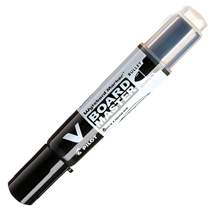 Plumón De Pizarra Pilot V Board Master Recargable Punta M Color Negro