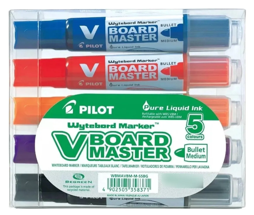 Marcadores Pizarra Recargables Pilot V Board Master X5 U