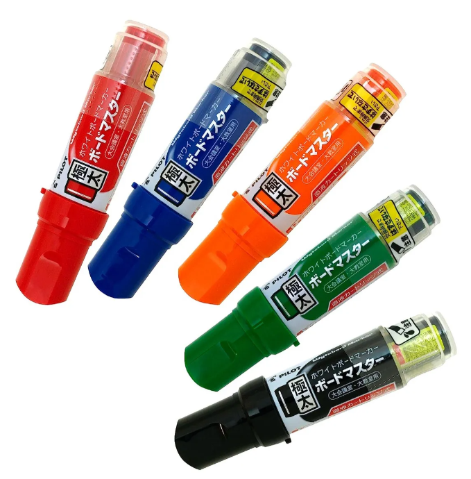 Marcador De Pizarra Vboard Master Jumbo Color Negro