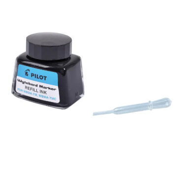 Tinta Marcador Pizarra Pilot 30cc. Color de la tinta Negro