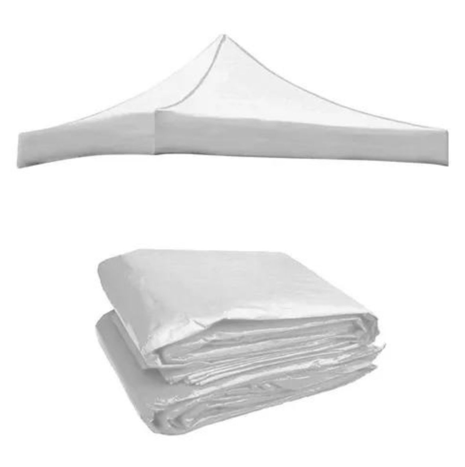 Lona Techo Para Toldo Plegable 3x3 Color Gris
