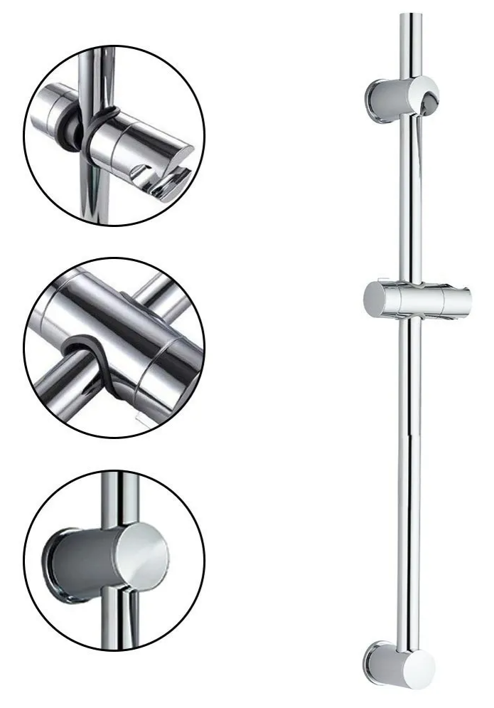 Barra Seguridad Y Soporte Para Ducha Telefono Adaptable 65cm