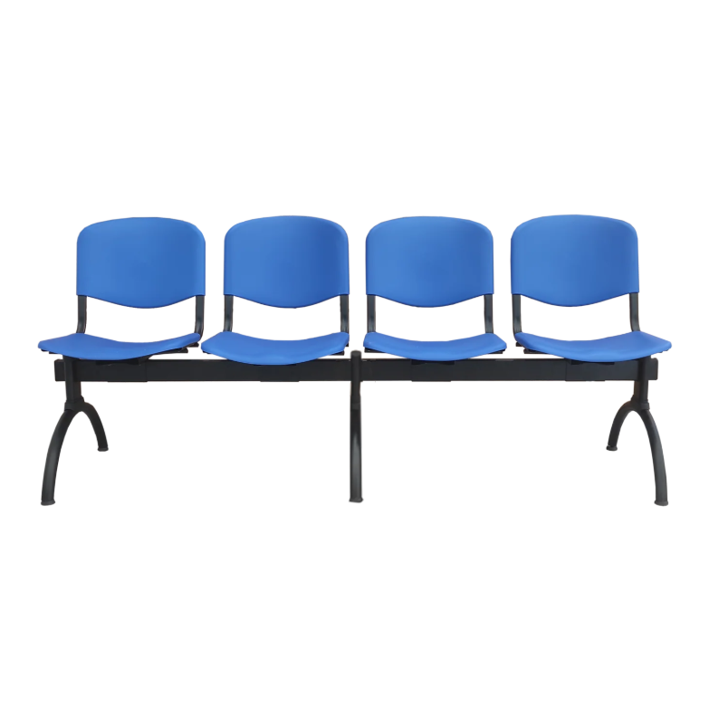 Banqueta ISO Luna 4 PP Negro Azul