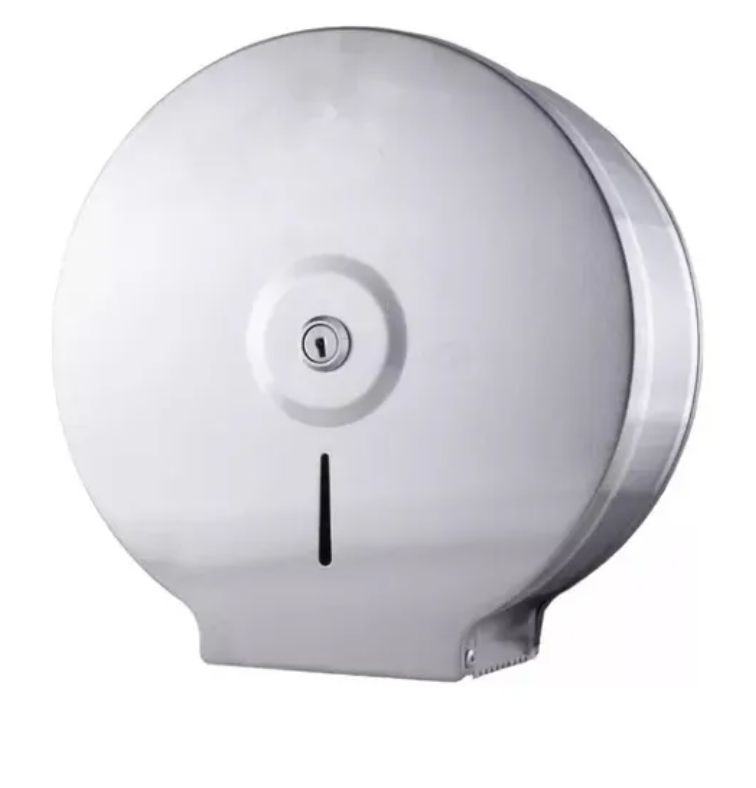 Porta Papel Higiénico Dispensador Industrial En Acero Inoxidable Con Llave