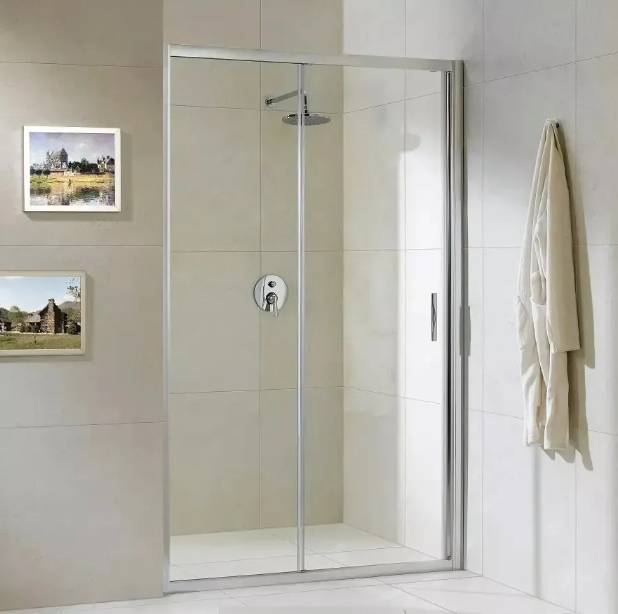 Mampara Ducha De 120 A 140 Cms Ancho X 190 Cms Vidrio Templ