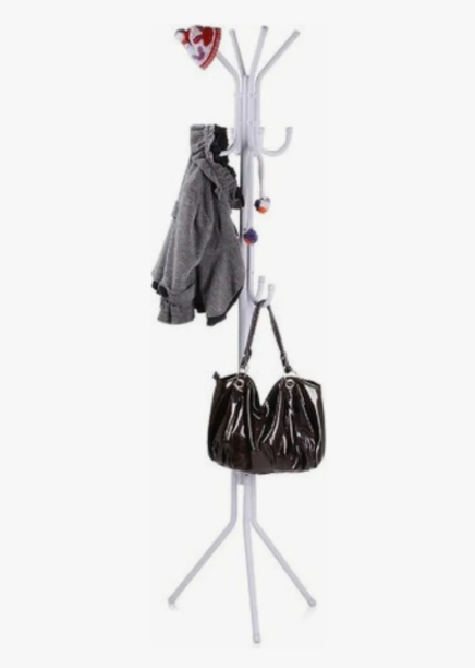 Perchero De Pie Colgador Ropa Accesorios 175cm Perchero Metálico Hogar Oficina Dormitorio