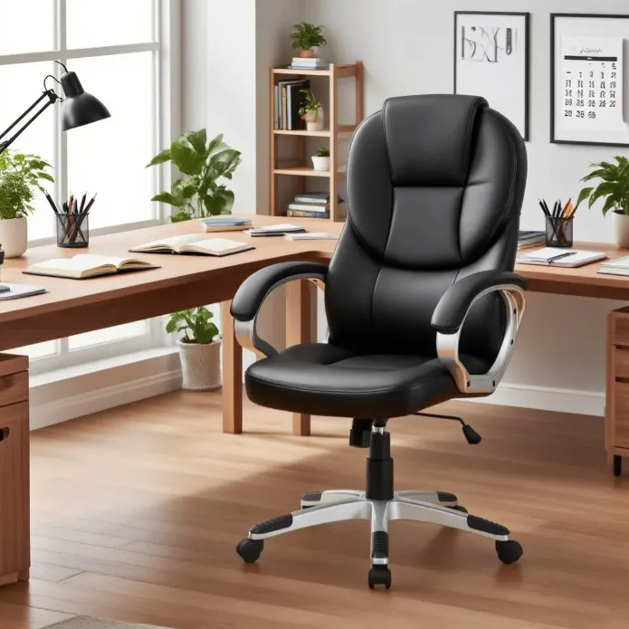 Silla Escritorio Ejecutiva Oficina Cuero