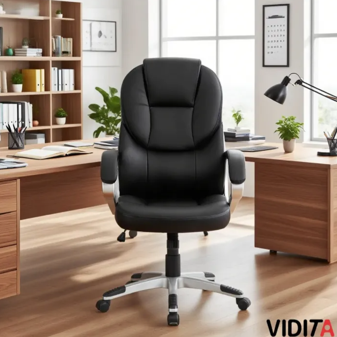 Silla Escritorio Ejecutiva Oficina Cuero