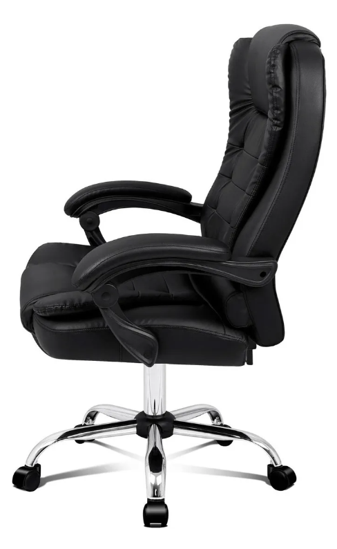Silla De Oficina Reclinable Altura Ajustable Negro