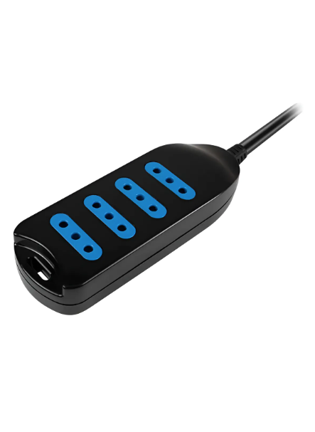 Alargador Eléctrico Philco 430n 3 Mts 4 Pos Negro