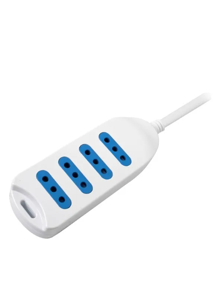 Alargador Eléctrico Philco 450b 5 Mts 4 Pos Blanco