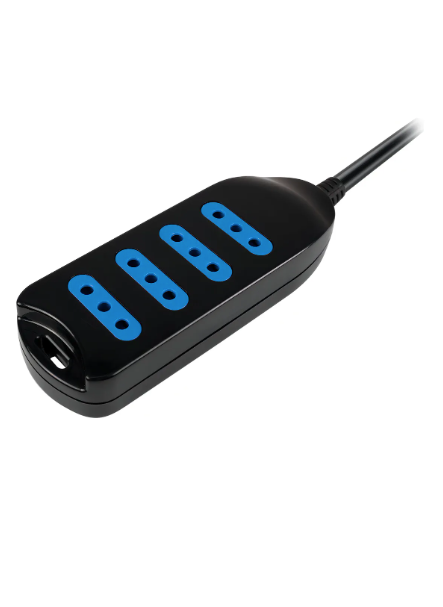 Alargador Eléctrico Philco 450n 5 Mts 4 Pos Negro