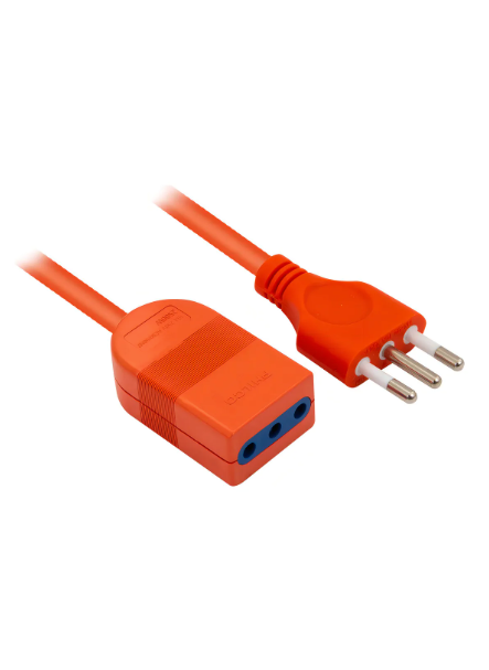 Extensión Alargador 15 Metros Philco Xt49 Naranjo Electrotom Color Naranja