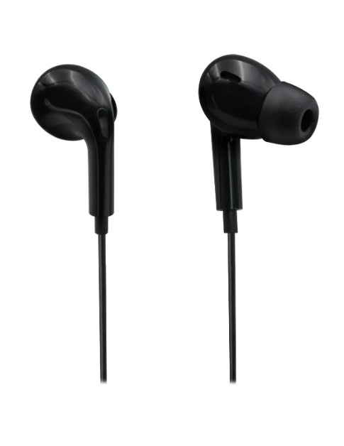 Audifonos Manos Libres Con Cable Conector Tipo C Goma Negro