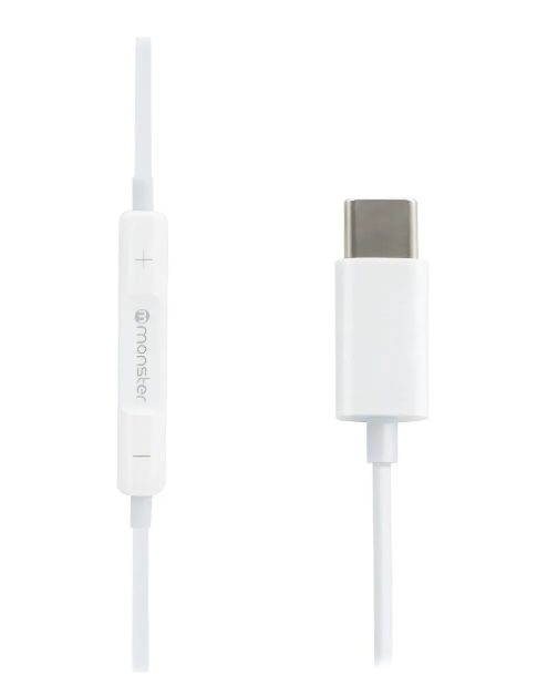 Audif. Monster Alambrico M/libres C21wt Type-c Blanco