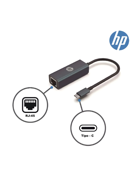 Adaptador Usb Tipo C A Red Ethernet Cable Red