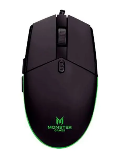 Mouse Gamer Monster Tide 3200dpi 5 Botones Negro