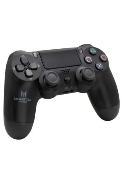 Control joystick inalámbrico Monster Games Double shock compatible con PS4 negro