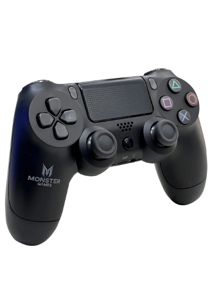 Control joystick inalámbrico Monster Games Double shock compatible con PS4 negro