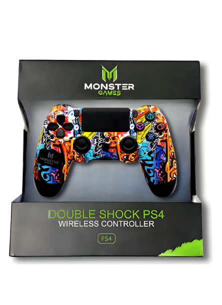 Control Compatible con Ps4 Monster Games Double Shock Color Stroke
