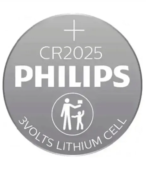 Pila De Boton Cr2025 De 5 Unidades Philips