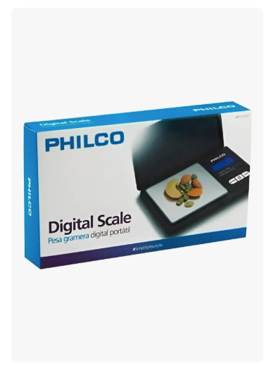 Pesa Gramera Digital Philco 48PLC00107 Desde 0.01 Gr 100 Gr. Capacidad Máxima 100 G Color Negro