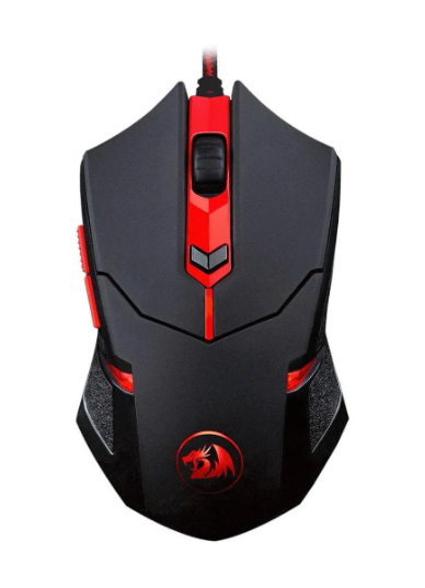 Kit gamer 4 en 1, teclado, mouse, audífonos y mouse pad Redragon S101-BA Español de color negro