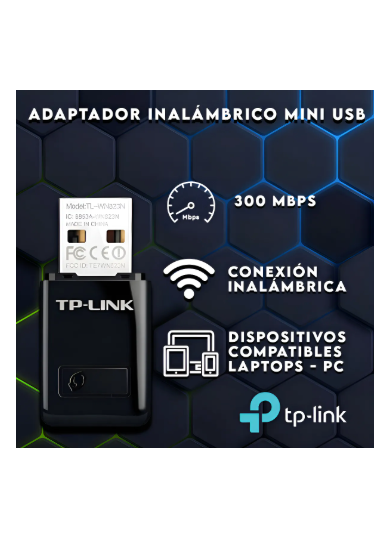 Adaptador Inalámbrico Mini Usb Wifi Tp-link