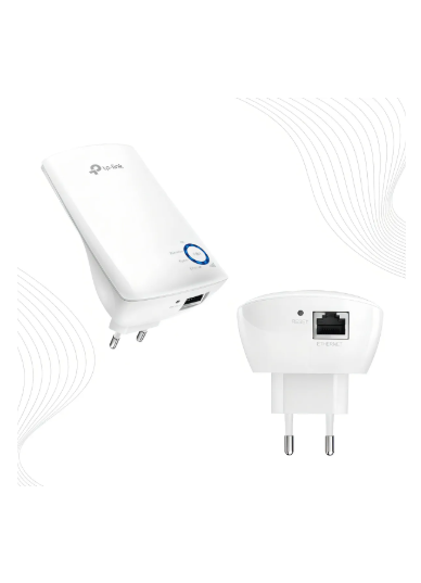 Repetidor de señal inalámbrico TP-Link Ti-WA850re, 300 Mbps, Wi-Fi, color blanco