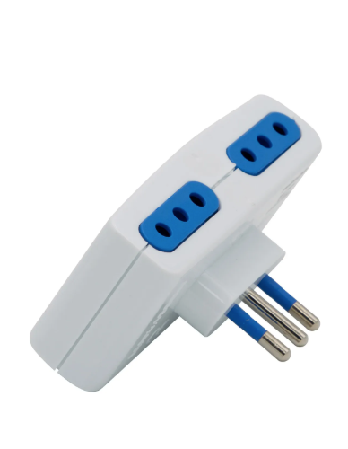 Enchufe Cuádruple 2p + T 10a 250v, Blanco, Philco Color Blanco