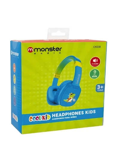 Audifono Monster Cool Kid Azul