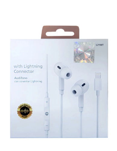 Audifonos Monster L21wt In Ear Lightning Blanco
