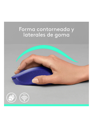 Mouse Inalambrico Logitech M280 Azul