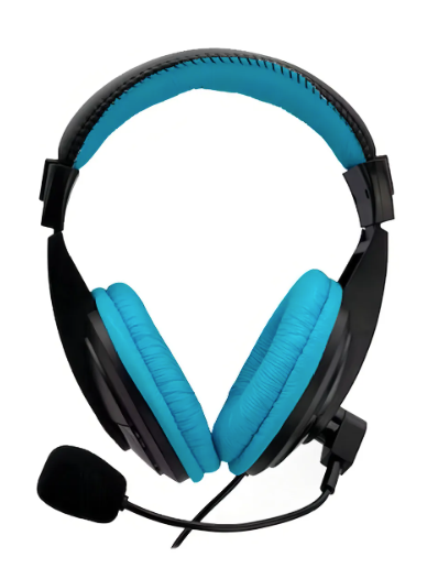 Audífono Gamer Loud 550 Multiplataforma Color Celeste Monster Games