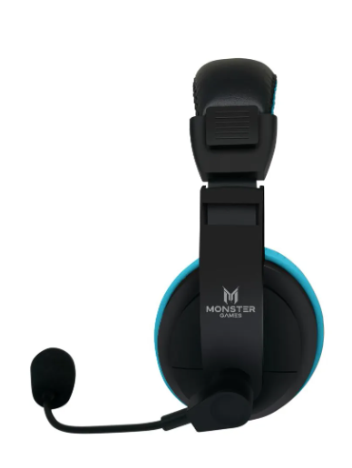 Audífono Gamer Loud 550 Multiplataforma Color Celeste Monster Games