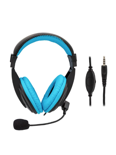 Audífono Gamer Loud 550 Multiplataforma Color Celeste Monster Games