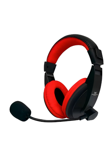 Audifono Multimedia Monster Games 550rd Rojo Pd4 Xbox