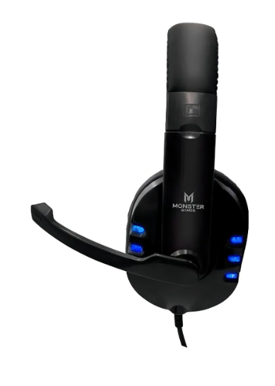 Auriculares Monster Gamer Bogey Mic Rgb Usb Aux Pc Ps4