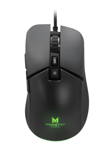 M4043 Mouse Gamer Monster Storm Color Negro