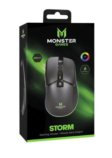 M4043 Mouse Gamer Monster Storm Color Negro